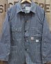 画像2: HEADLIGHT -11oz. HICKORY STRIPE WORK COAT-  (2)