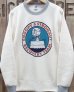 画像2: TOYS McCOY -BIG WAFFLE CREW NECK SHIRT "SNOOPY ASTRONAUT RECOVERY TEAM"-  (2)