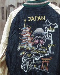 TAILOR TOYO -SOUVENIR JACKET "JAPAN MAP" × "GOLD DRAGON"- 