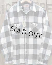 SUGAR CANE -TWILL CHECK WORK SHIRT- BUFFALO CHECK 