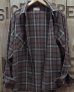 画像3: SUGAR CANE -TWILL CHECK WORK SHIRT- BROWN CHECK  (3)