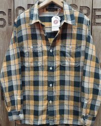 FULLCOUNT 4085 -Original Cotton Check Flannel Work Shirt- 