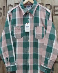 Pherrow's "24W-720WS-C" Heavy Flannel Shirts 