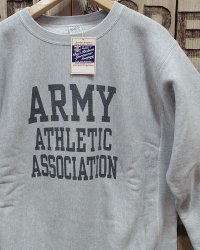 Buzz Rickson's -HORIZONTAL KNITTING SWEAT SHIRT "ARMY ATHLETIC ASSOCIATION"- 