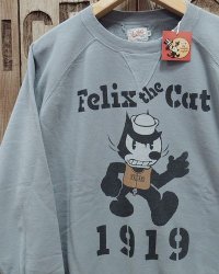 TOYS McCOY -GARMENT DYING SWEAT SHIRT "FELIX THE CAT 1919"- 