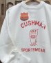 画像1: CUSHMAN 26901P -PRINT SET IN SLEEVE SWEAT-  (1)