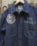 画像3: TOYS McCOY -DENIM WORK SHIRT "SNOOPY ASTRONAUT RECOVERY TEAM"-  (3)