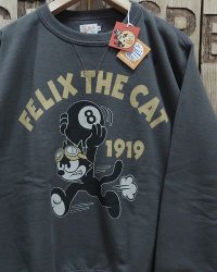 TOYS McCOY -MILITARY SWEAT SHIRT / FELIX THE CAT "8 BALL"- 