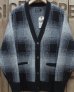 画像1: Pherrow's "24W-PONC1" Ombre Check Cardigan  (1)