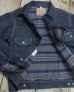 画像3: Sugar Cane -14.25oz. DENIM BLANKET LINED JACKET-  (3)