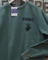 Buzz Rickson's -FREEDOM SLEEVE SWEAT SHIRT "USMC"- 