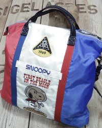 TOYS McCOY -NYLON HELMET BAG / SNOOPY "FIRST BEAGLE ON THE MOON"- 