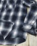 画像4: SUGAR CANE -OMBRE SHAGGY PLAID L/S WORK SHIRT-  (4)