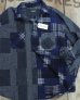 画像2: SUGAR CANE -TWEED PLAID × GRADATION PATCHWORK CRAZY WORK SHIRT-  (2)