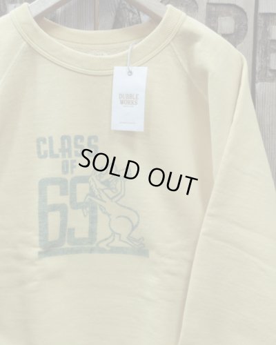 画像1: DUBBLE WORKS -FADED SWEAT SHIRTS "CLASS OF 69"- 