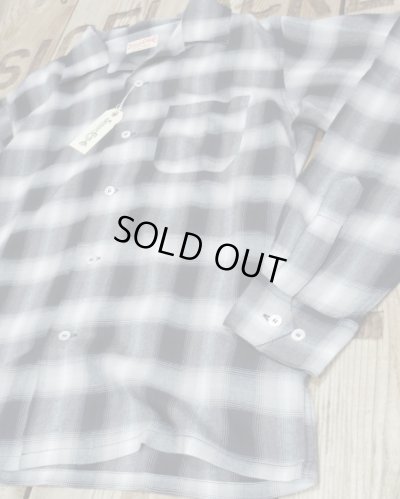 画像4: SUGAR CANE -RAYON OMBRE CHECK OPEN SHIRT- 