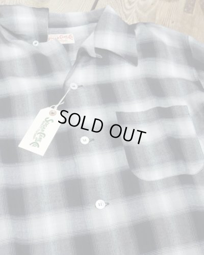 画像2: SUGAR CANE -RAYON OMBRE CHECK OPEN SHIRT- 