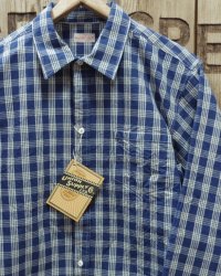 SUN SURF / UNION SUPPLY -PALAKA CHECK SHIRT BLOUSE- 