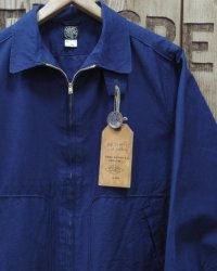 SUGAR CANE -FICTION ROMANCE 4.5oz. INDIGO COTTON/RAYON SPORTS JACKET- 