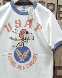 TOYS McCOY -SNOOPY TEE "USAF FLYING ACE SNOOPY"- 