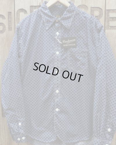 画像1: CUSHMAN 25489 -DOT PRINT WORK SHIRTS- 