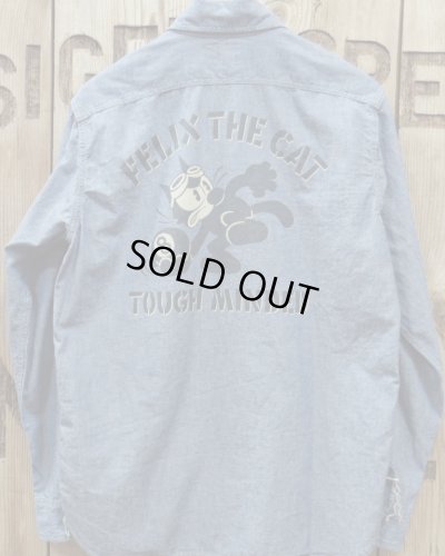画像4: TOYS McCOY -CHAMBRAY SHIRT "FELIX THE CAT"- 