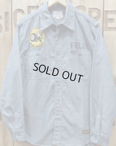 画像2: TOYS McCOY -CHAMBRAY SHIRT "FELIX THE CAT"- 