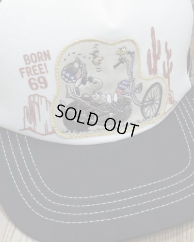 画像2: TOYS McCOY -MESH CAP / SNOOPY "BORN FREE! 69"- 