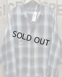 FULLCOUNT 4092 -Rayon Check Open Collar Shirt- 
