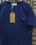 画像1: SUGAR CANE -INDIGO DYE POCKET T-SHIRT-  (1)