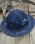 画像1: BUZZ RICKSON'S -HAT, WORKING, DENIM VINTAGE WASHED STENCIL-  (1)