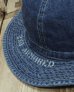 画像4: BUZZ RICKSON'S -HAT, WORKING, DENIM VINTAGE WASHED STENCIL-  (4)