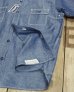 画像4: Pherrow's "770WSS" Short Sleeve Chambray Work Shirt  (4)