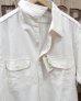 画像3: SUGAR CANE -WHITE CHAMBRAY WORK SHIRT (SHORT SLEEVE)-  (3)