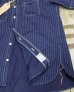 画像4: SUGAR CANE FICTION ROMANCE -8.5oz. WABASH STRIPE S/S WORK SHIRT-  (4)