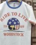 画像1: TOYS McCOY -SNOOPY TEE WOODSTOCK "RIDE TO LIVE 1969"-  (1)
