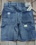 画像5: SUGAR CANE -11oz. BLUE DENIM WORK SHORTS AGED MODEL-  (5)