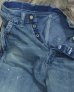 画像3: SUGAR CANE -11oz. BLUE DENIM WORK SHORTS AGED MODEL-  (3)