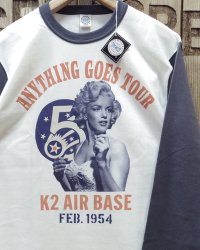 TOYS McCOY -LONG SLEEVE TEE / MARILYN MONROE "ANYTHING GOES TOUR"- 