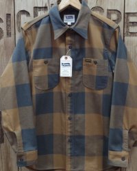 PHERROW'S "25W-720WS-C" PLAID FLANNEL SHIRT 