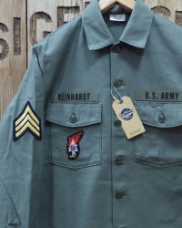 BUZZ RICKSON'S -SHIRT, MAN'S, COTTON SATEEN, OG-107- 