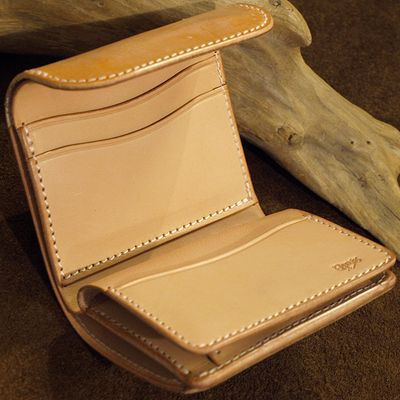 画像2: Opus "MINI WALLET" UK BRIDLE Leather 