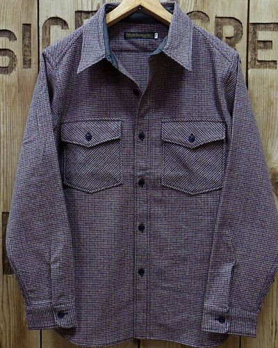 画像1: FULLCOUNT 4059-1 "Gunclub Check Wool Cotton CPO Shirt" 