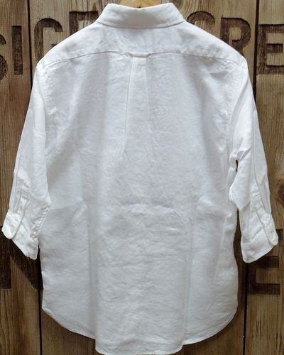 画像5: Pherrow's "22S-P7BD1" 3/4 Sleeves BD Linen Shirt 