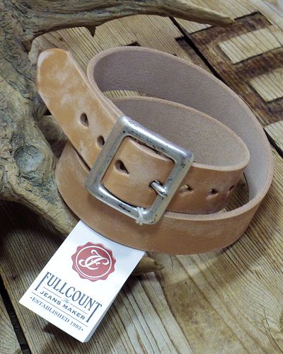 画像1: FULLCOUNT 6211 -Wild Leather Garrison Belt- 