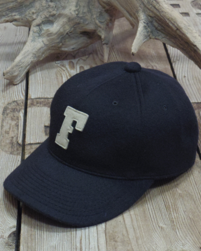 FULLCOUNT -6 Panel Wool Melton Baseball Cap F Patch- 