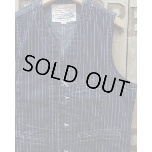 画像: Sugar Cane "9oz. WABASH STRIPE WORK VEST" 