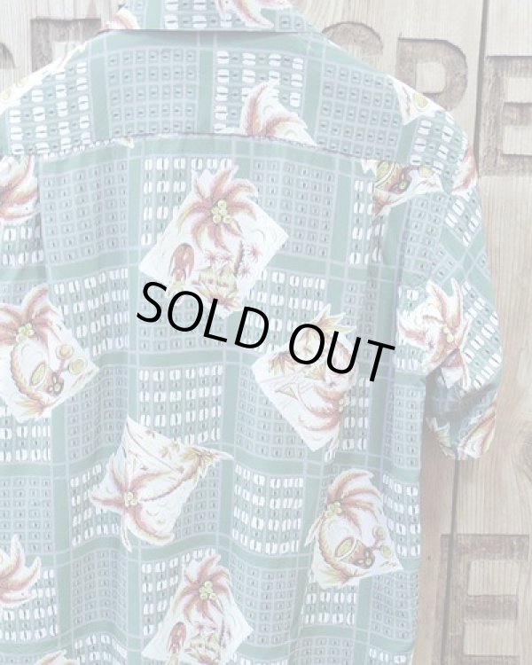 画像5: SUN SURF -"COCONUT TREE SQUARES" ALOHA SHIRTS- 