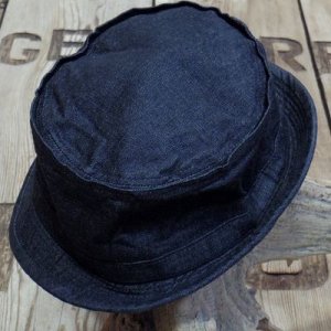 画像: Sugar Cane -10oz. BLACK DENIM PORKPIE HAT- 