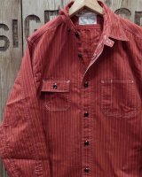 画像: Sugar Cane "8.5oz. RED WABASH STRIPE WORK SHIRT"  